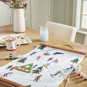 Hearth Hand Magnolia Ski Scene Paint-by-Numbers Art Kit